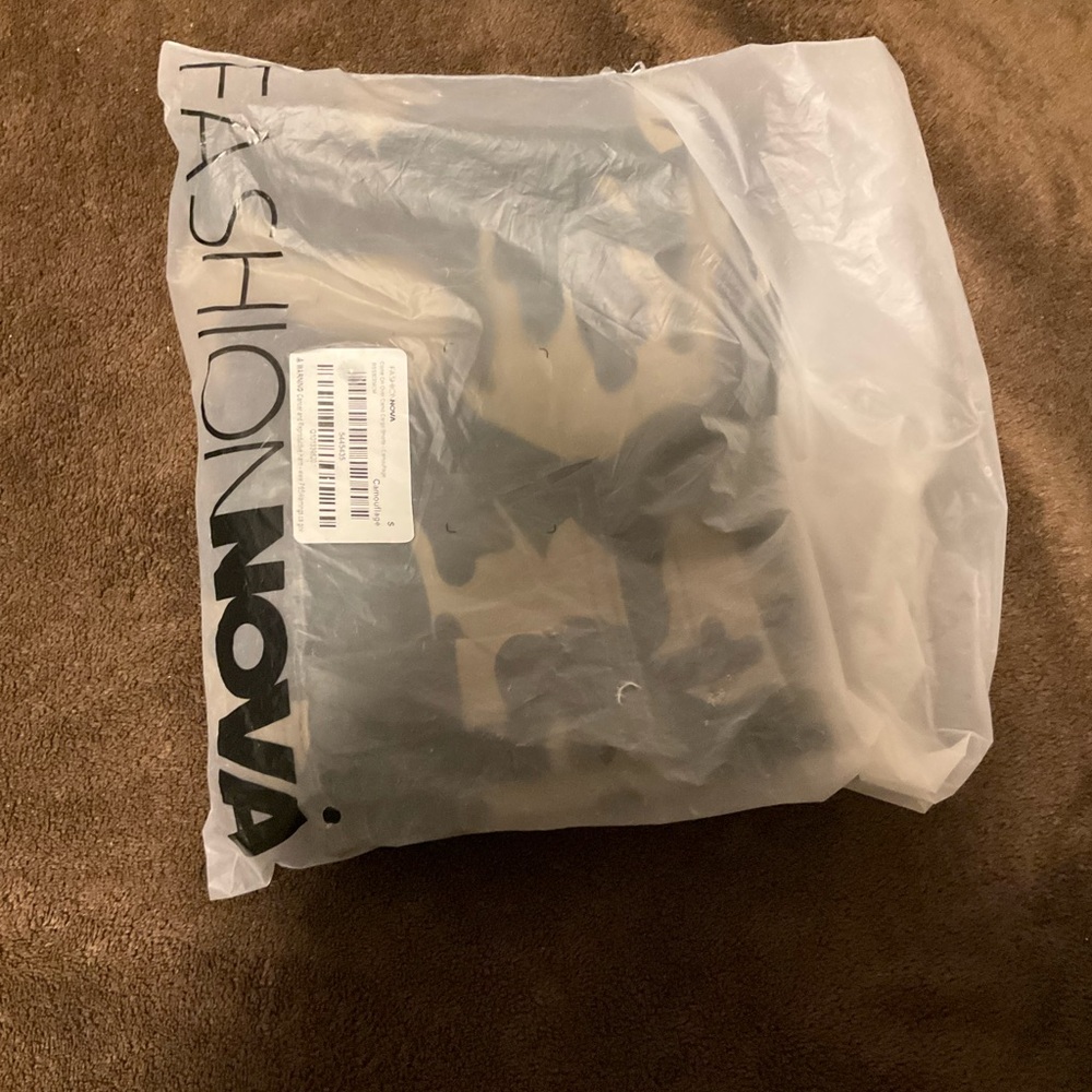 Fashion Nova Camo Print Outerwear
